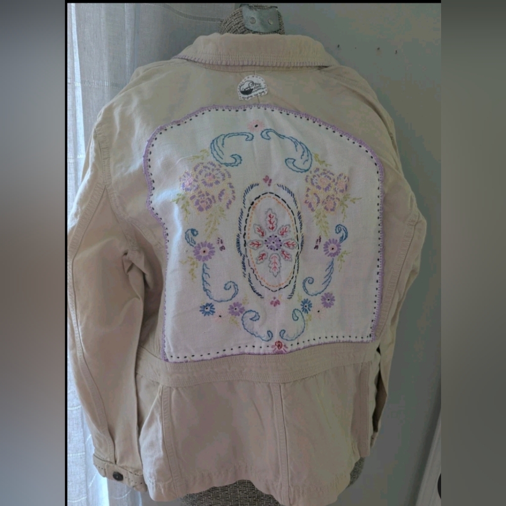 Jacket, Vintage Embroidery Patch, Land's End